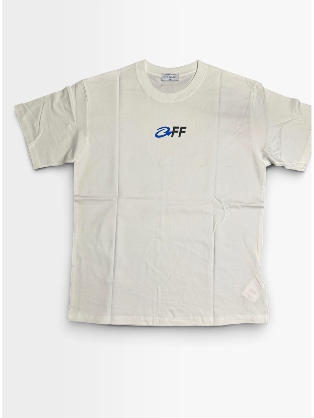 White Off-White T-shirt 'Exactly the Opposite' back print